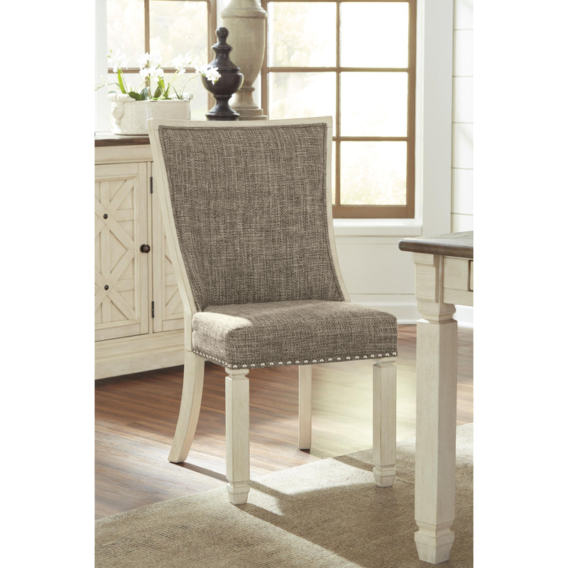 Signature Design by Ashley Bolanburg Dining Chair Bolanburg D647-02 Dining Upholstered Side Chair (2 per package) IMAGE 2