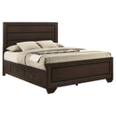 Coaster Furniture Kauffman 204390Q Wood Queen Storage Panel Bed - Dark Cocoa IMAGE 3