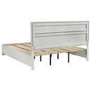 Coaster Furniture Miranda 205111KE 51-inch Wood Eastern King Storage Panel Bed - White IMAGE 4
