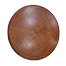 Acme Furniture Round Dresden Counter Height Dining Table with Pedestal Base 12160 IMAGE 2