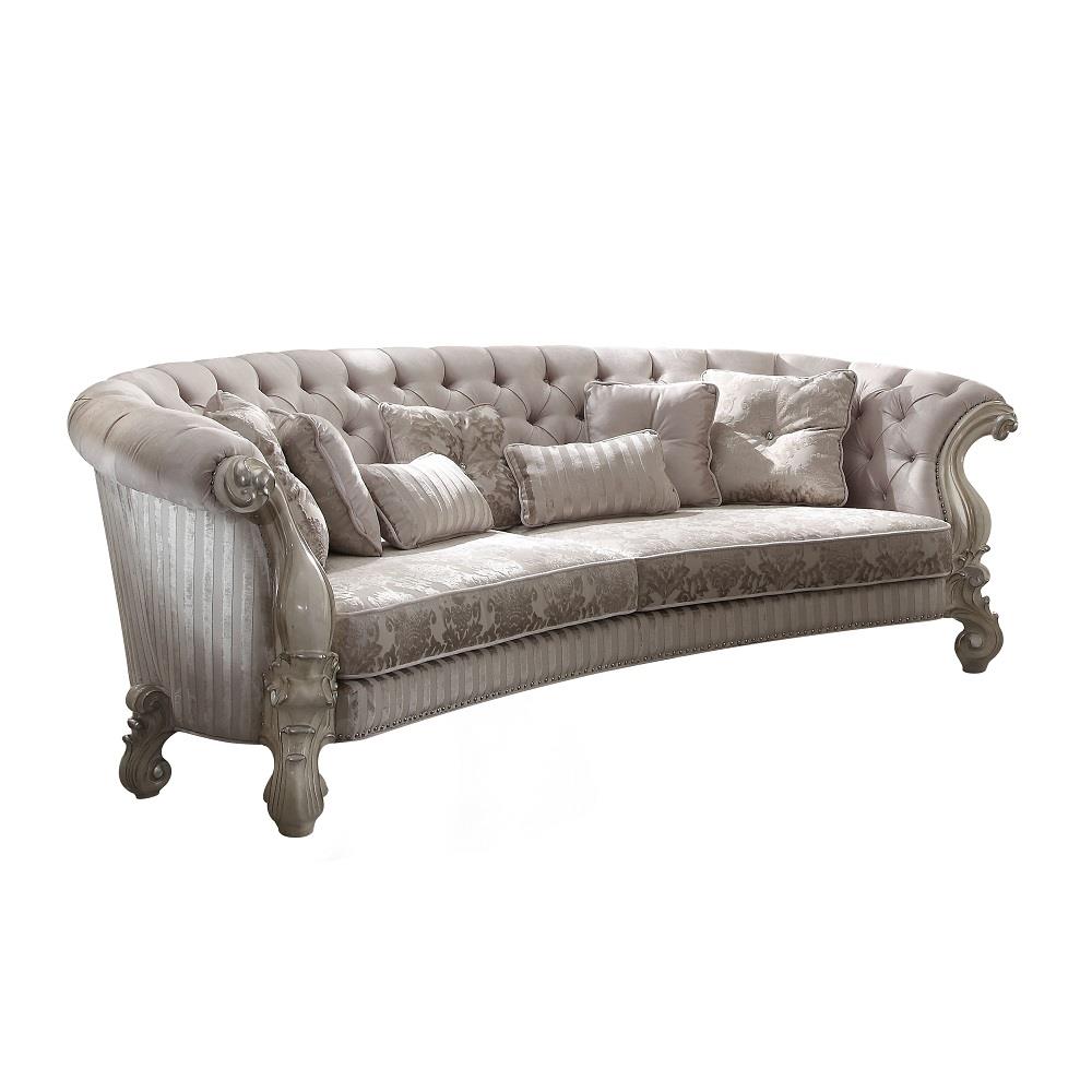 Acme Furniture Versailles 52085 Sofa with 5 Pillows