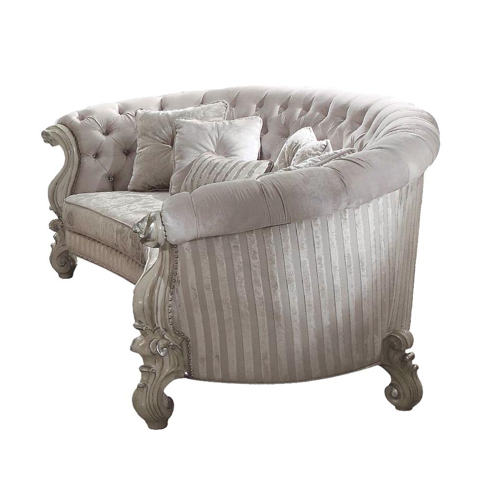 sasame36　ACMEFurniture　WICKERSOFA Acme Furniture Versailles 52085 Sofa with 5 Pillows