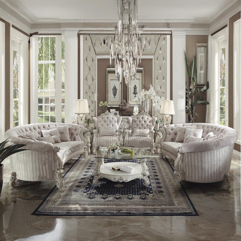 Acme Furniture Versailles 52085 Sofa with 5 Pillows