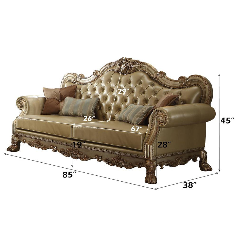 Acme Furniture Dresden 53160 Sofa with 4 Pillows IMAGE 6
