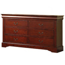 Acme Furniture Louis Philippe III 6-Drawer Dresser 19525 IMAGE 2
