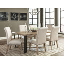  Coaster Furniture Salem 190152 Fabric Upholstered Dining Side Chair - Beige (Set of 2) IMAGE 9