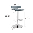Acme Furniture Rania 96261 Adjustable Stool with Swivel IMAGE 2