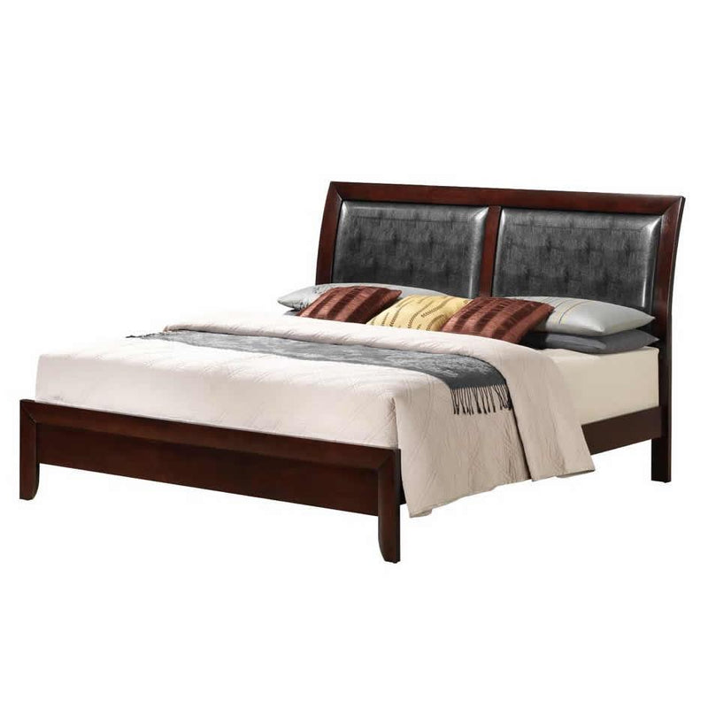 Elements International Emily Queen Panel Bed EM200QHB/EM200QFB/EM200QRL IMAGE 1