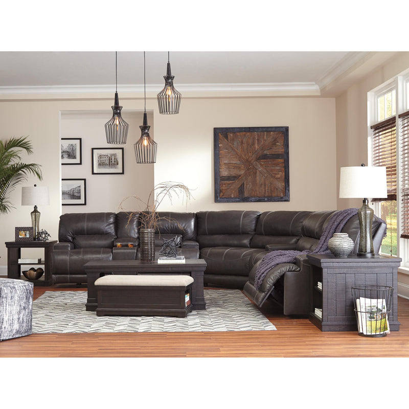 Signature Design by Ashley McCaskill Manual Reclining Leather Match Loveseat U6090094 IMAGE 10