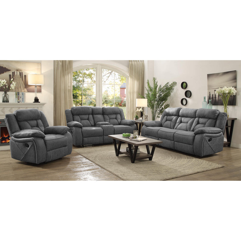 Coaster Furniture Higgins Reclining Leatherette Loveseat 602262 IMAGE 7