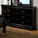  Furniture of America Louis Philippe III 6-Drawer Dresser CM7866BK-D IMAGE 1