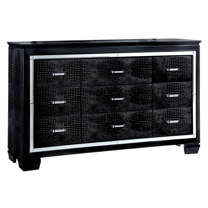 Furniture of America Bellanova 9-Drawer Dresser CM7979BK-D Furniture of America Bellanova 9-Drawer Dresser CM7979BK-D