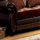 Furniture of America Franklin Stationary Fabric and Faux Leather SM6106N-SF IMAGE 2