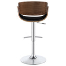  Coaster Furniture Dana 104965 Adjustable Bar Stool - Black and Chrome IMAGE 5