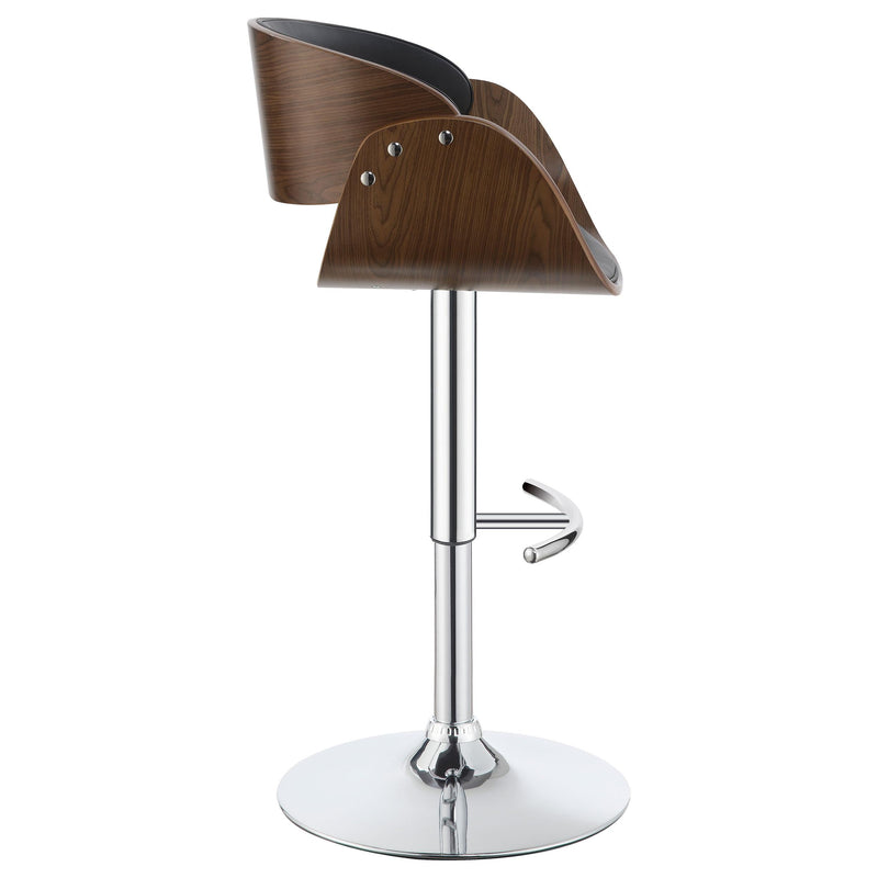  Coaster Furniture Dana 104965 Adjustable Bar Stool - Black and Chrome IMAGE 6