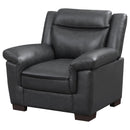  Coaster Furniture Arabella 506593 Upholstered Padded Arm Accent Chair - Grey IMAGE 3