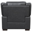  Coaster Furniture Arabella 506593 Upholstered Padded Arm Accent Chair - Grey IMAGE 5