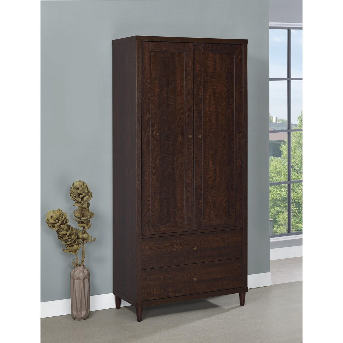 Coaster Furniture Wadeline 950724 2-door Tall Accent Storage Cabinet -
