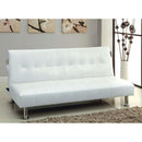  Furniture of America Bulle Leatherette Futon CM2669P-WH IMAGE 1