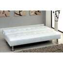  Furniture of America Bulle Leatherette Futon CM2669P-WH IMAGE 3
