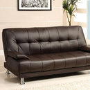  Furniture of America Beaumont Leatherette Futon CM2100 IMAGE 2