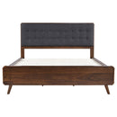  Coaster Furniture Robyn 205131KW Wood California King Platform Bed - Dark Walnut IMAGE 3