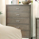  Furniture of America Enrico 5-Drawer Chest CM7068GY-C IMAGE 1