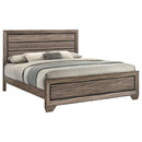  Coaster Furniture Kauffman 204191KE Wood Eastern King Panel Bed - Washed Taupe IMAGE 2