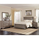  Coaster Furniture Kauffman 204191KE Wood Eastern King Panel Bed - Washed Taupe IMAGE 7