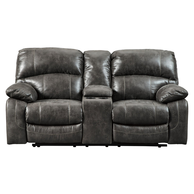 Signature Design by Ashley Dunwell Power Reclining Fabric Loveseat 5160118 IMAGE 1