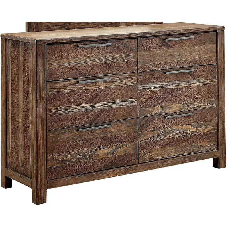 amazon brown dresser Archbold Furniture Company Bedroom Amish Rough Sawn 9 Drawer Dresser 44091