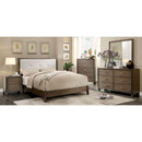  Furniture of America Enrico I King Upholstered Platform Bed CM7068GY-EK-BED IMAGE 2