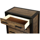  Furniture of America Hamberg 5-Drawer Chest CM7693C IMAGE 3