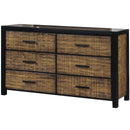  Furniture of America Hamberg 6-Drawer Dresser CM7693D IMAGE 1