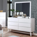 Furniture of America Lennart II 6-Drawer Dresser CM7386WH-D IMAGE 4