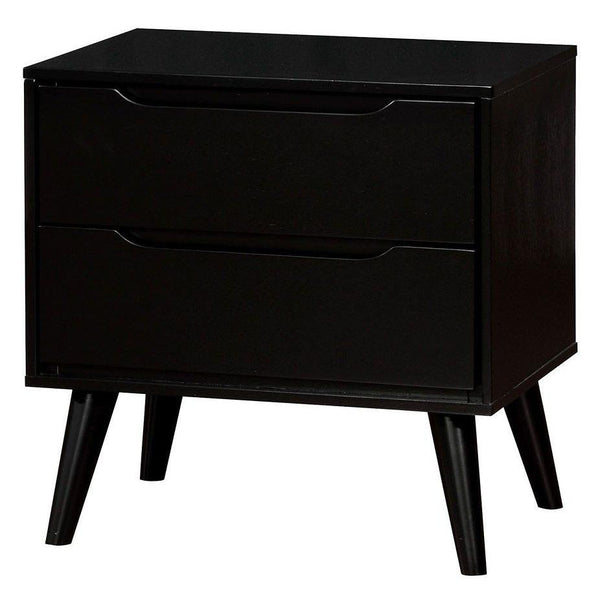 Furniture of America Lennart II 2-Drawer Nightstand CM7386BK-N IMAGE 1