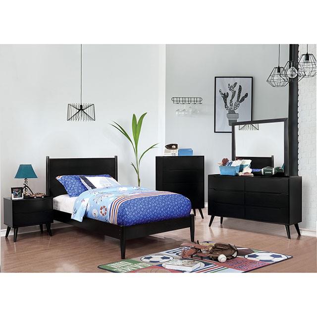 Furniture of America Lennart CM7386BK-F Full Bed IMAGE 4