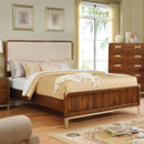  Furniture of America Tychus California King Upholstered Poster Bed CM7559F-CK-BED IMAGE 2