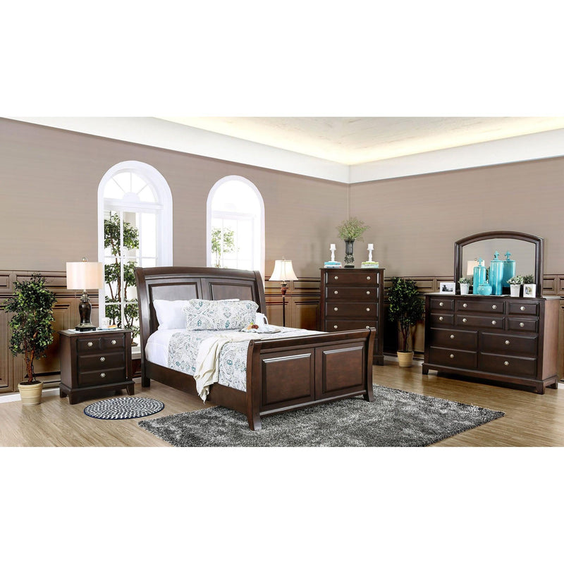 Furniture of America Litchville King Sleigh Bed CM7383EK-BED IMAGE 5