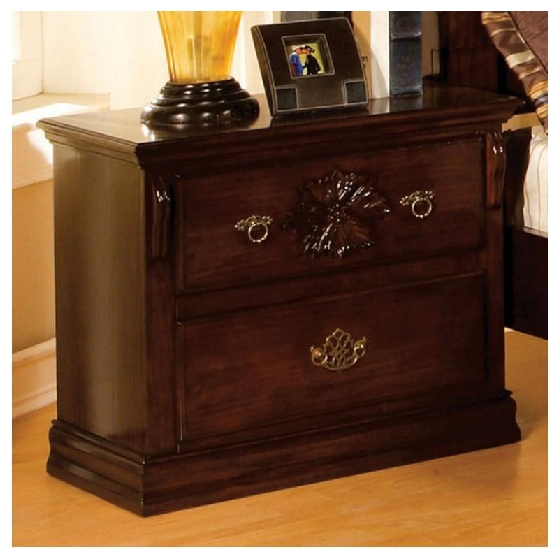 Furniture of America Tuscan II 2-Drawer Nightstand CM7571N IMAGE 1