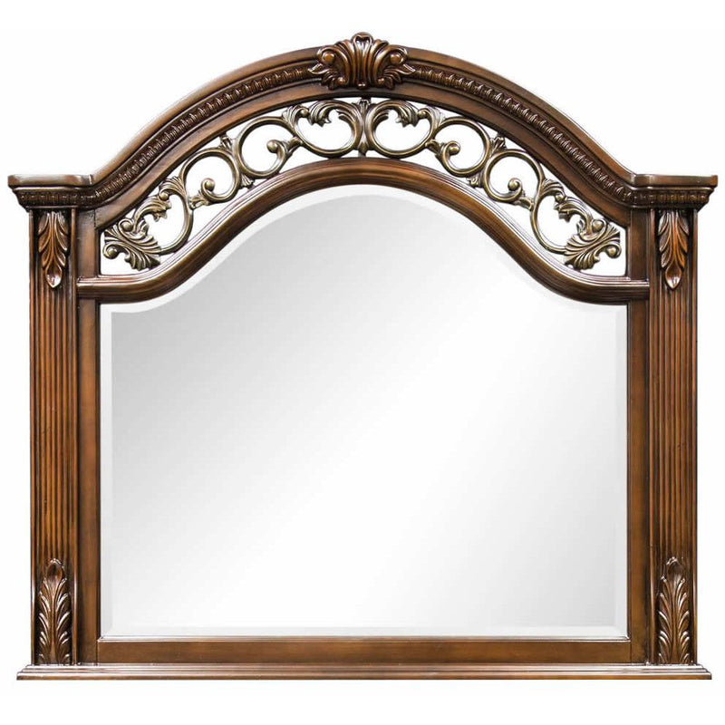 Furniture of America Arthur Arched Dresser Mirror CM7587M IMAGE 1