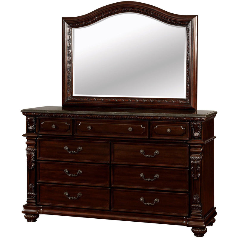 Furniture of America Fort Worth Arched Dresser Mirror CM7858M IMAGE 3