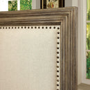  Furniture of America Antler King Upholstered Panel Bed CM7615EK-BED IMAGE 2