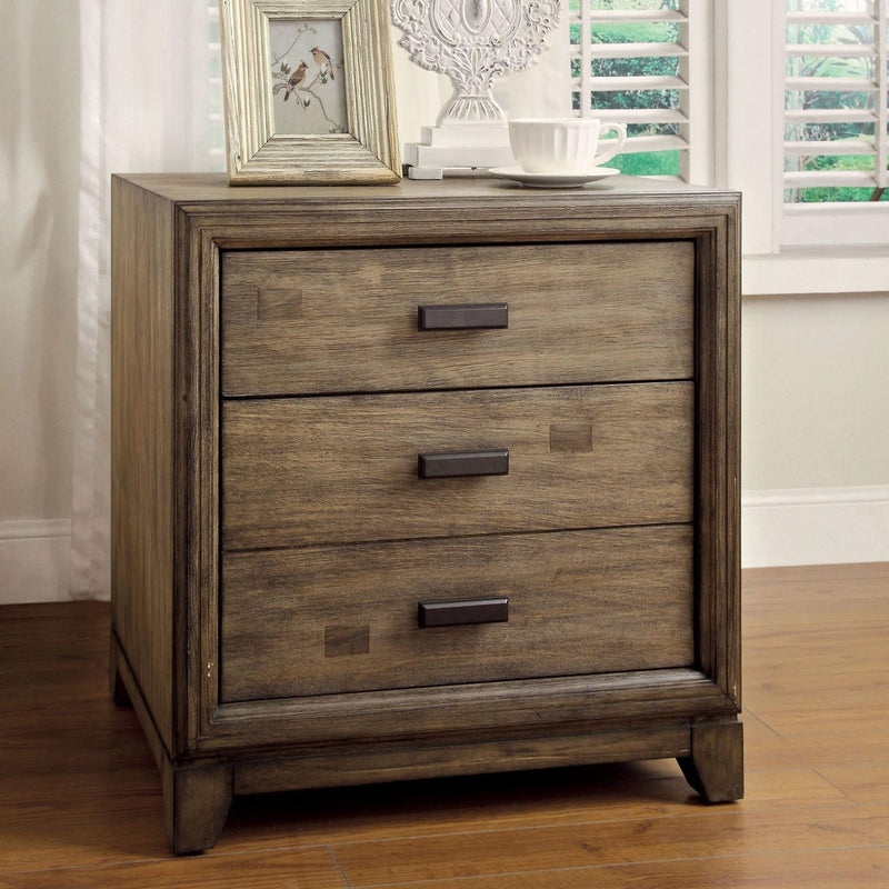 Furniture of America Antler 3-Drawer Nightstand CM7615N IMAGE 2