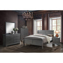  Furniture of America Louis Philippe III Twin Sleigh Bed CM7866GY-T-BED IMAGE 5