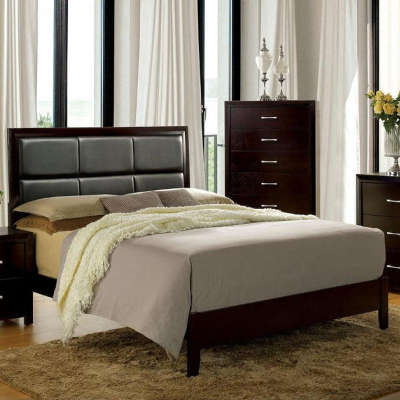 Furniture of America Janine King Upholstered Panel Bed CM7868EK-BED IMAGE 3