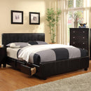  Furniture of America Burlington California King Upholstered Panel Bed with Storage CM7009CK-BED IMAGE 1