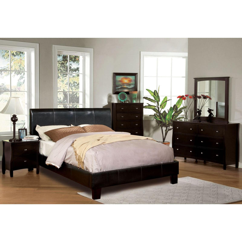 Furniture of America Villa Park King Upholstered Panel Bed CM7007EK-BED IMAGE 3