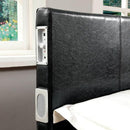  Furniture of America Evans Twin Upholstered Panel Bed CM7099EX-T-BED IMAGE 2