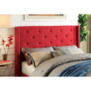  Furniture of America Anabelle California King Upholstered Panel Bed CM7677RD-CK-BED IMAGE 4